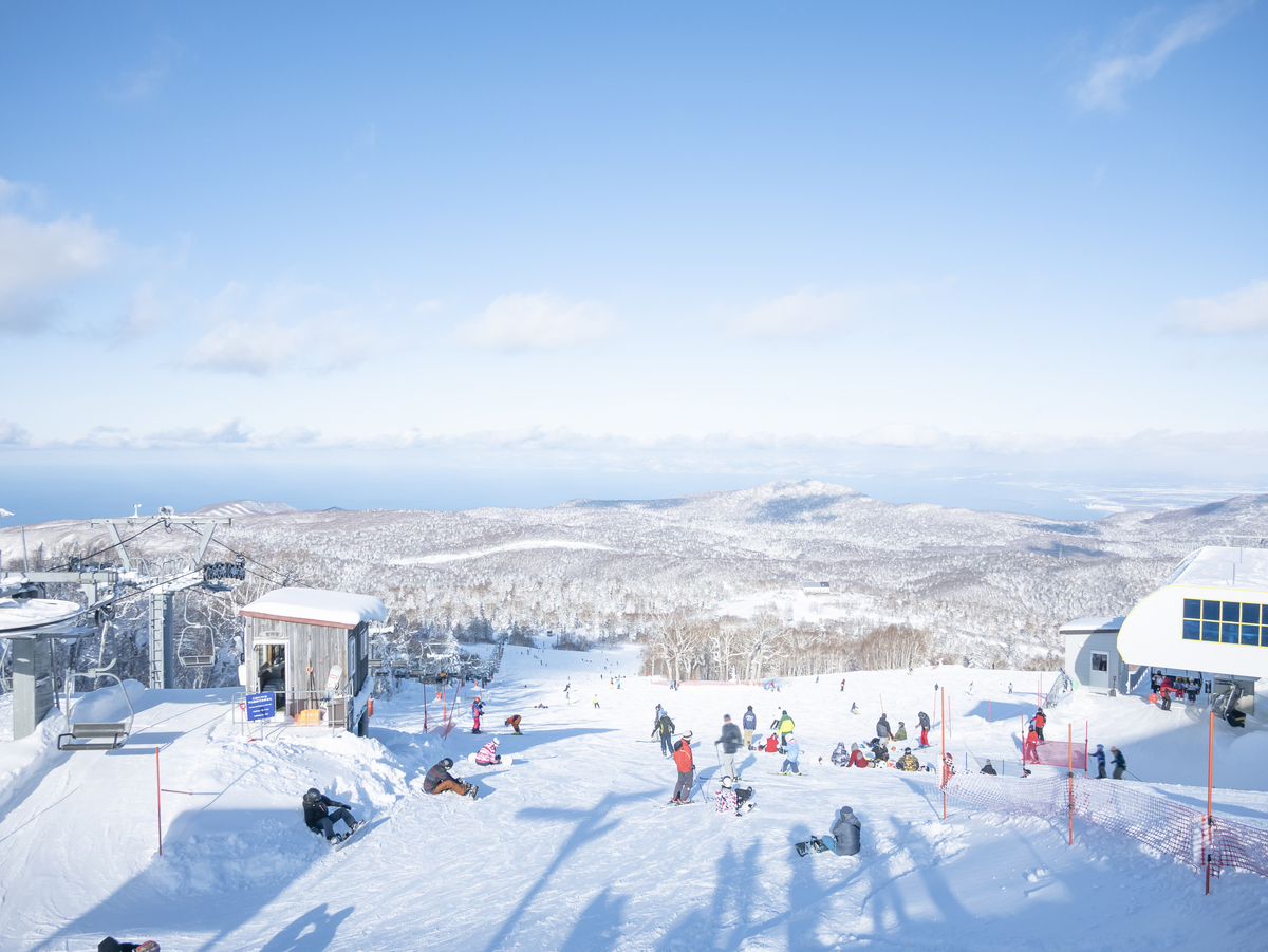 札幌國際滑雪場遠眺小樽方向海景