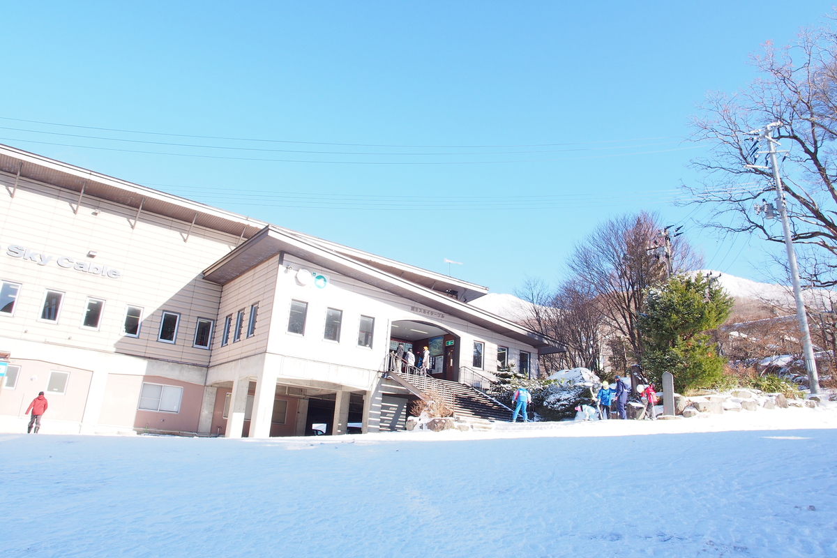 山形縣藏王溫泉滑雪場上之台站